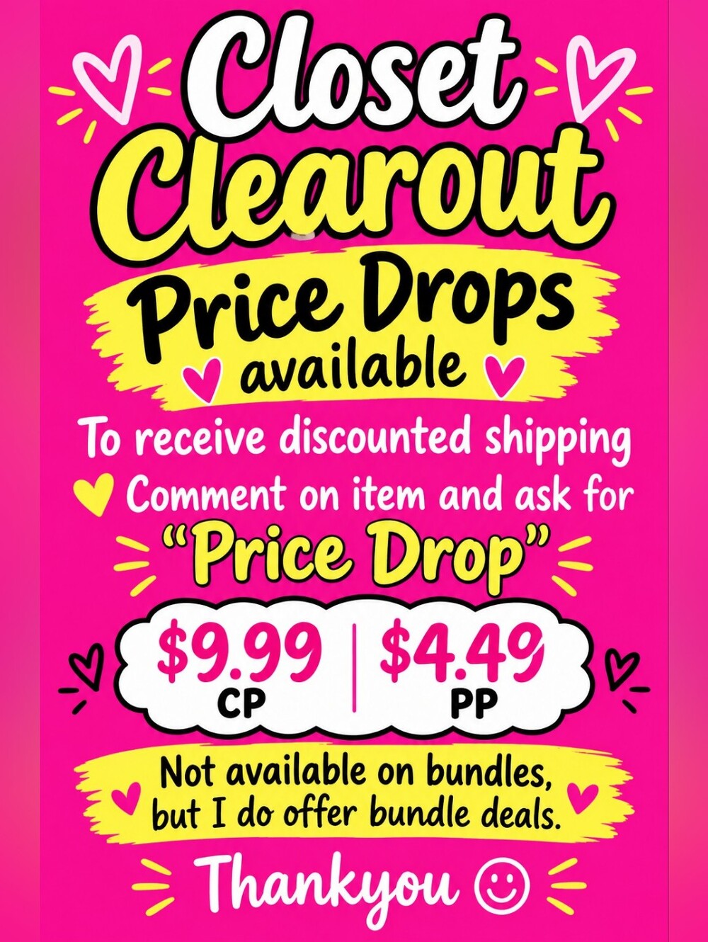Closet Clear Out